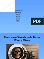 Keracunan Sianida Pada Kasus Wayan Mirn