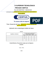 Formato para Entrega Del Caso