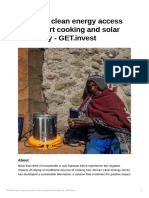 Enabling Clean Energy Access With Smart Cooking