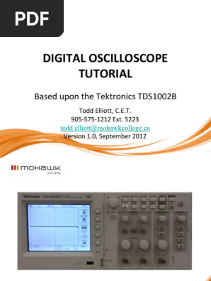 Digital Oscilloscope Tutorial | PDF | Electricity | Computing