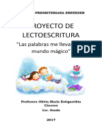 ?proyecto de Lecto-Escritura