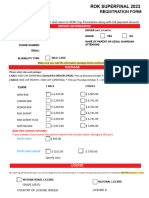 Rok Cup Superfinal Registration Form 2023