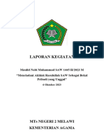 LAPORAN KEGIATAN Maulid