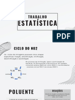 Trabalho: Estatística