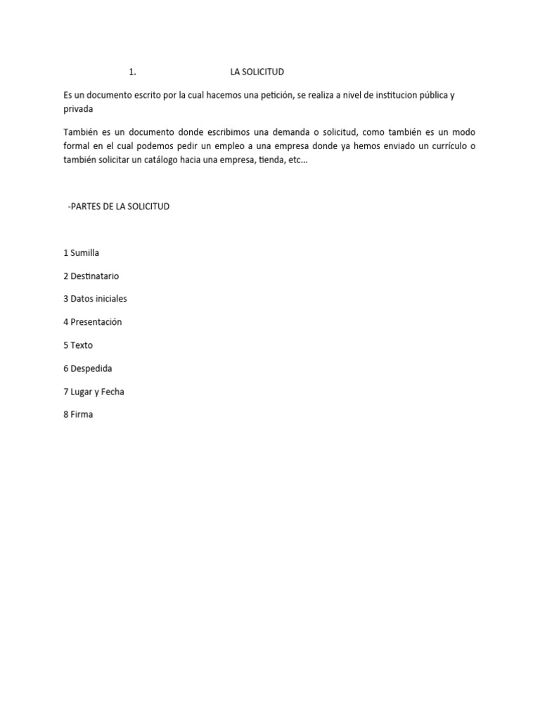 Guía para Redactar Solicitudes Formales | PDF