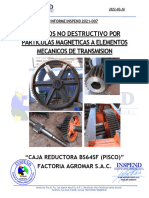 Informe Insp-2021-007 Particulas Piñones de Caja Reductora BS-64S (Pisco)