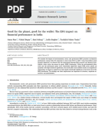 Esg On Financial Performance India