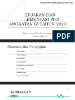 Kebijakan & Implementasi PIDI Agk IV TH 2023 231030