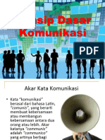 Prinsip Dasar Komunikasi