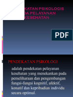 Psikologi Pada Pelayanan Kesehatan