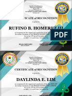 CERTFICATES OF RECOGNITON (BSP and GSP 2023)
