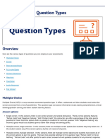 Tests & Quizzes - Question Types - Pepperdine University - Pepperdine Community