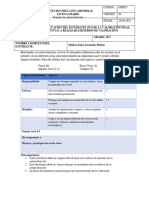 Formato de Autoevaluacion