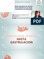 Embriologia General Hasta La Gastrulacion