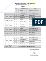 Jadwal Perkuliahan SMT Genap Pdim