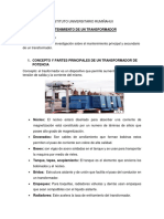 Mantenimiento en Tranformadores