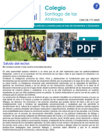 Boletín Mensual #07 - Colegio Santiago de Las Atalayas - Noviembre-Diciembre 2023