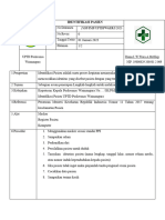 Sop Identifikasi Pasien