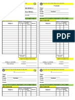 Grade Slip Manual Entry