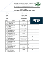 Daftar Hadir Lokmin Bulanan