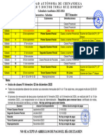 Calendario Acadé 23-24 Sábado IIIT