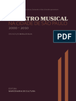 O Teatro Musical Na Cidade de São Paulo - Volume I - 2000 - 2010