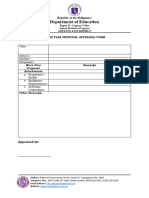 Work Plan Proposal Appraisal Form