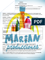Contrato Marian Produccion