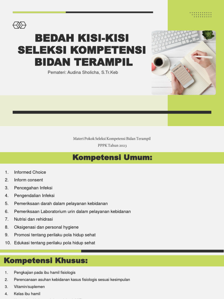 Pembahasan Kisi Kisi Bidan Terampil 1 | PDF