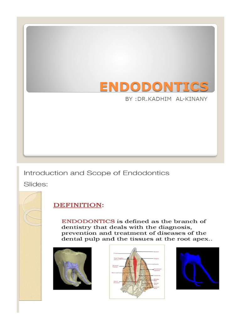Endodontics PDF PDF