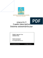 Asignación 9 Cuadro Descriptivo Sistema Osteomiarticular