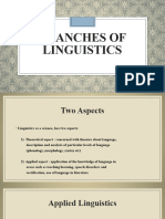 Branches of Linguistics