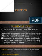 Forces Revised Part 2 FRICTION 1 1