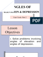 Lesson 7 Angle of Elevation Depression