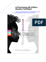 Abnormal Psychology 8th Edition Oltmanns Test Bank