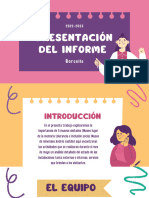 Presentación Educativa Diapositivas para Proyecto de Educación Coloridas Rosa, Blanco y Verde