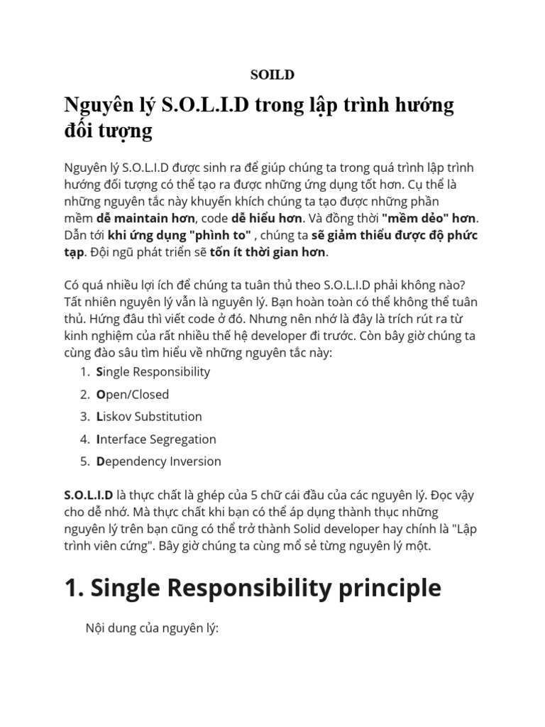 Nguy n l s o l i d trong l p tr nh h ng i t ng 1 single