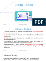 Module 3-Software Testing