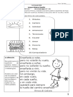 Actividades Del 4 Al 8 de Abril 4° Tercer Trimestre