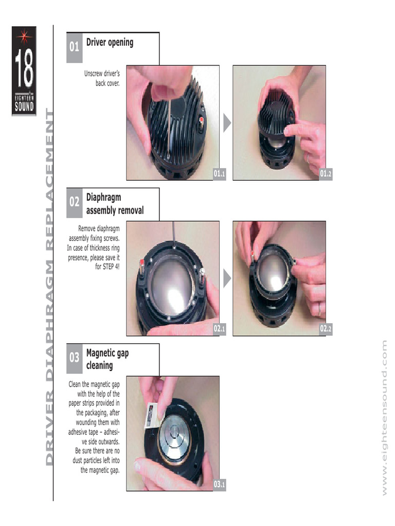 18sound Diaphragm Procedure Download Free Pdf Electrical