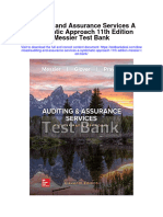 Auditing and Assurance Services A Systematic Approach 11th Edition Messier Test Bank