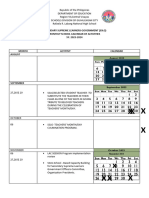 SSLG School Calendar