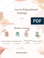 Educational Setting G11