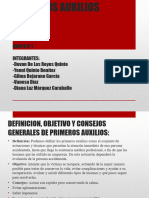 Taller de Primeros Auxilios