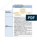 Plan de Gestión de Calidad