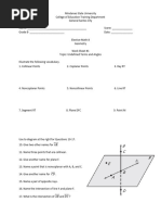 Geometry Undefines Exercise 1