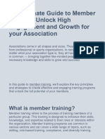 The Ultimate Guide To Member Training