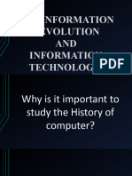Information Revolution and Information Technology