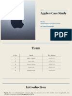 Apple's Case Study: Management Information System