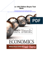 Economics 10th Edition Boyes Test Bank
